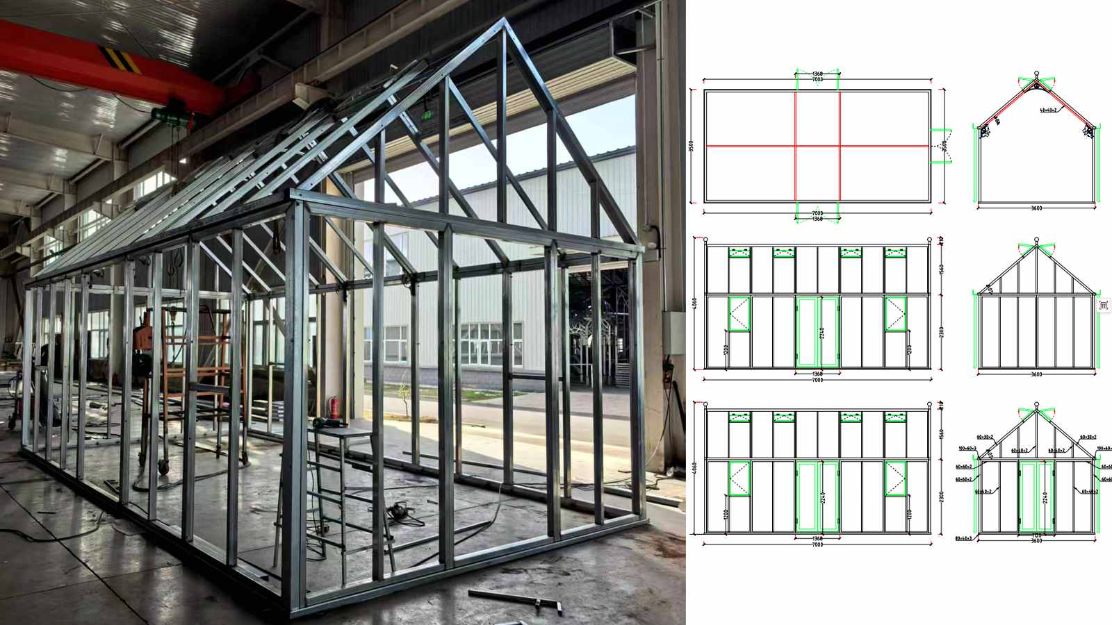 Budget bis Premium: Maßveranda Victoria (L7 x B3,6 x H4m)